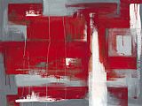 Leigh Banks Red abstract